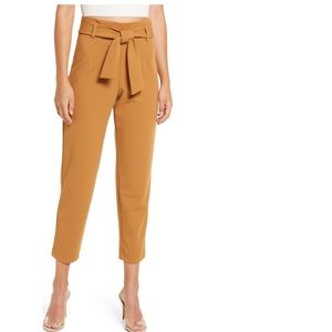 Leith pants with belt tie